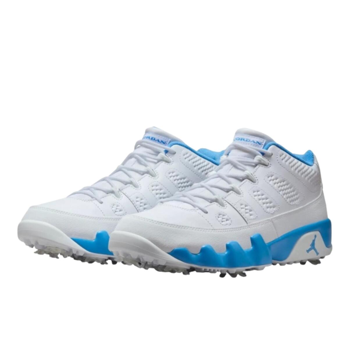 Scarpe  9 Retro Low Golf White University Blue 2/4