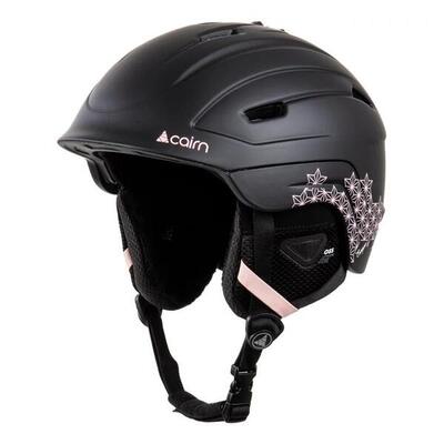 Cairn escape dames skihelm zwart/roze - optimale bescherming & stijl