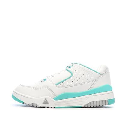 Baskets Blanches/Turquoises Homme Le Coq Sportif Nineties