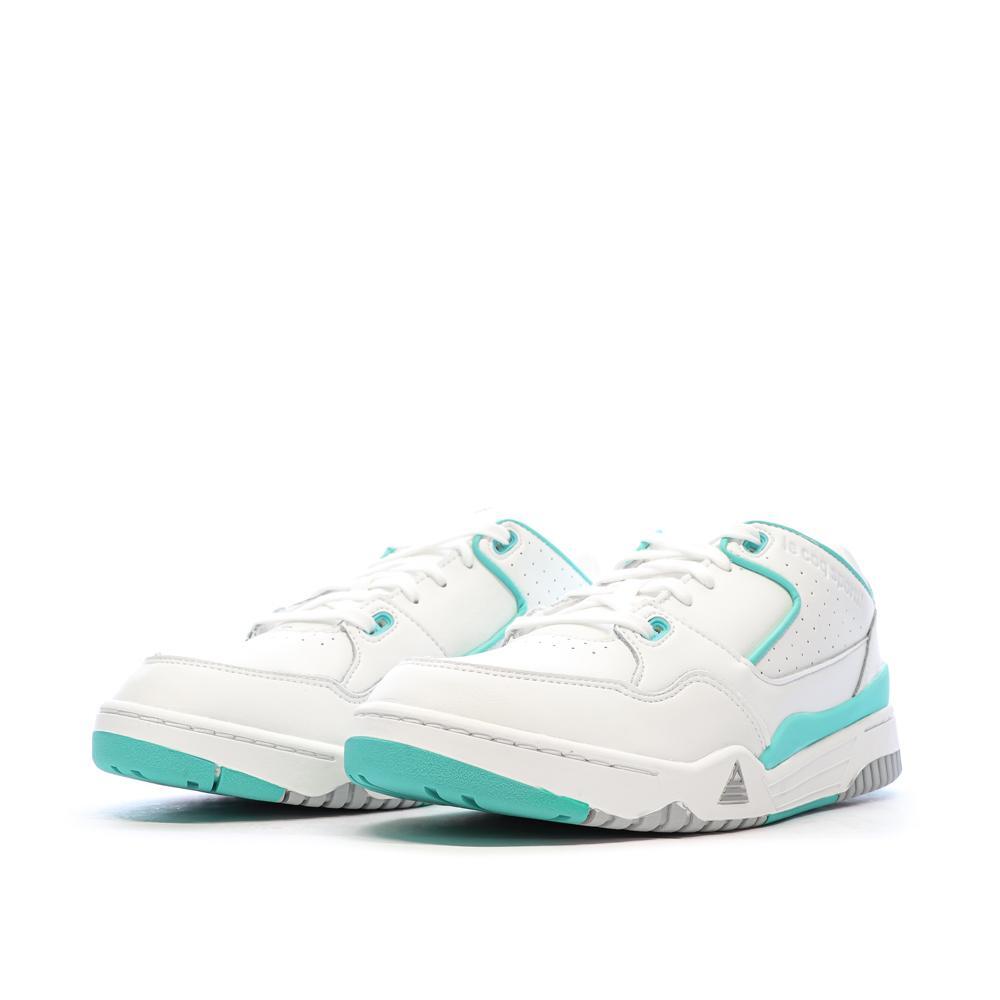 Zapatillas Hombre Le Coq Sportif Nineties Blancas/Turquesas 6/7