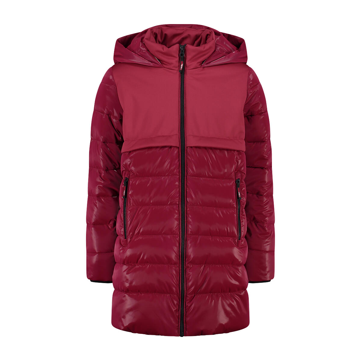 CMP Long softshell puffer jacket for girls CMP