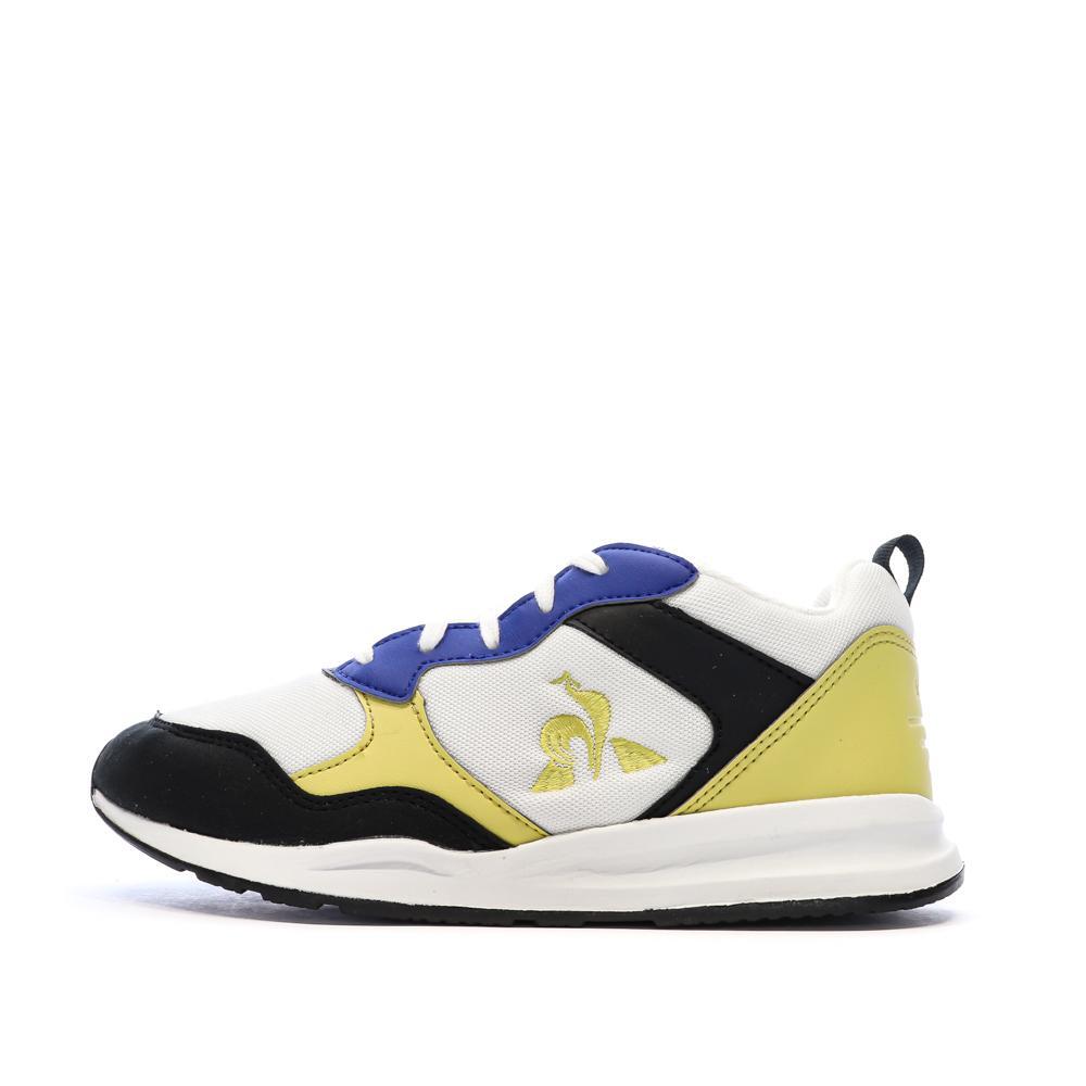 Le Coq Sportif - Baskets Blanc/noir/jaune Garçon Le Coq Sportif R500 - Baskets - Noir - Decathlon
