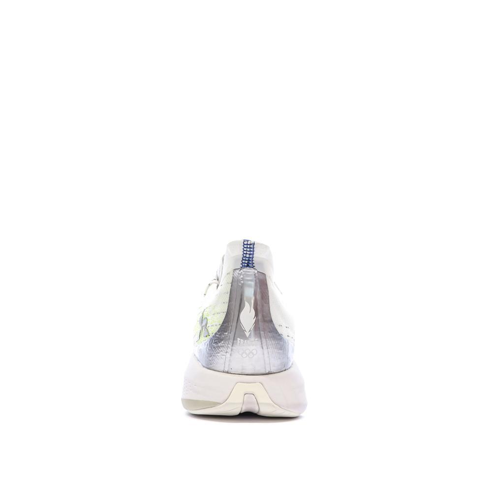 Baskets Blanc/Jaune Homme Le Coq Sportif Oly 3/7