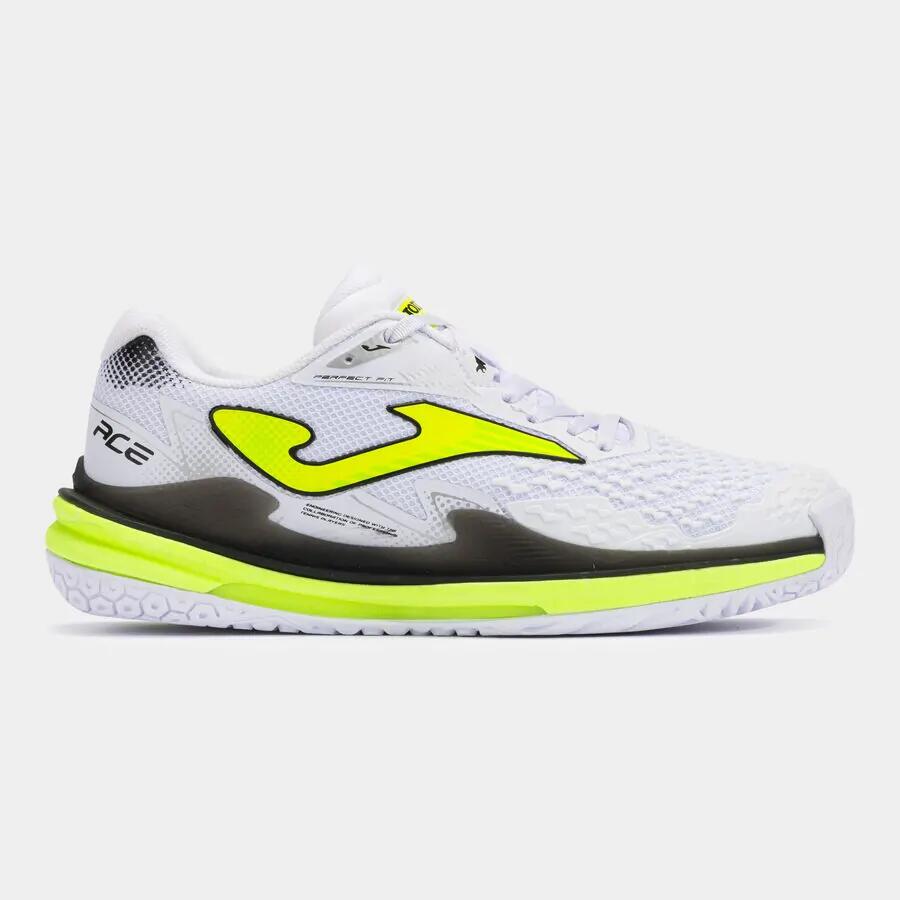 Joma - Chaussures Tennis Adulte Joma Ace Men 24 Blanc - Chaussures De Sport - Blanc|jaune - Decathlon
