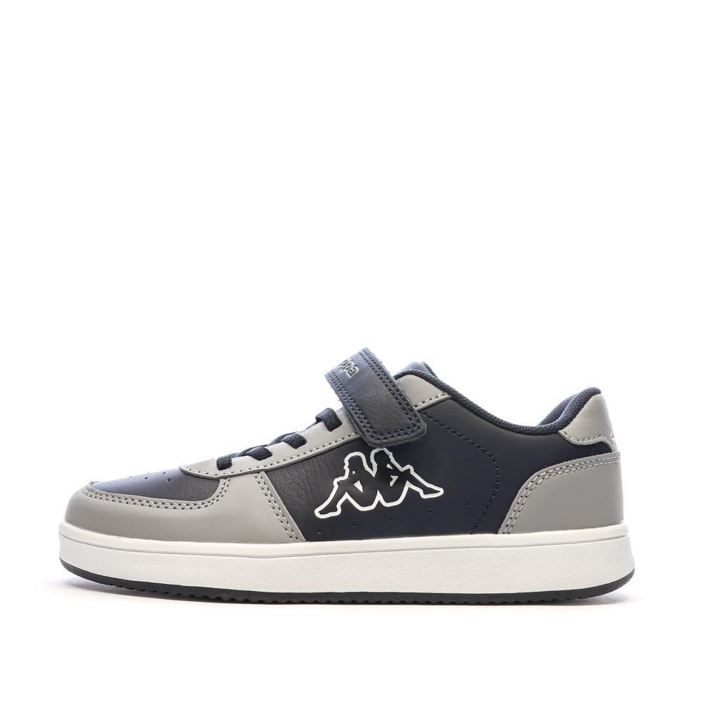 Kappa Malone Boys' Grey and Navy Trainers