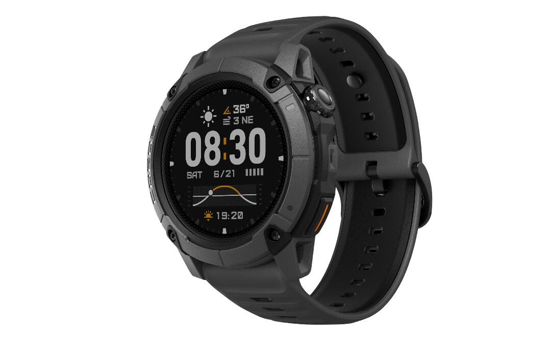 Coros Nomad GPS Horloge Zwart/Donkergrijs 3/6