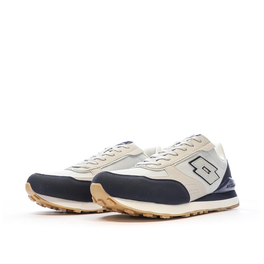 Lotto Twenty 5 Heren Sneakers Grijs/Marine 7/7