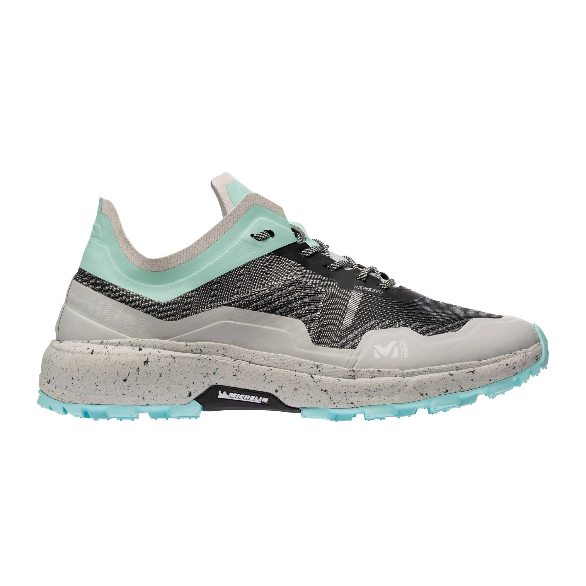 Chaussure de Trail Femme Millet "Intense W" (Fabriquées en France) Gris 38 2/5