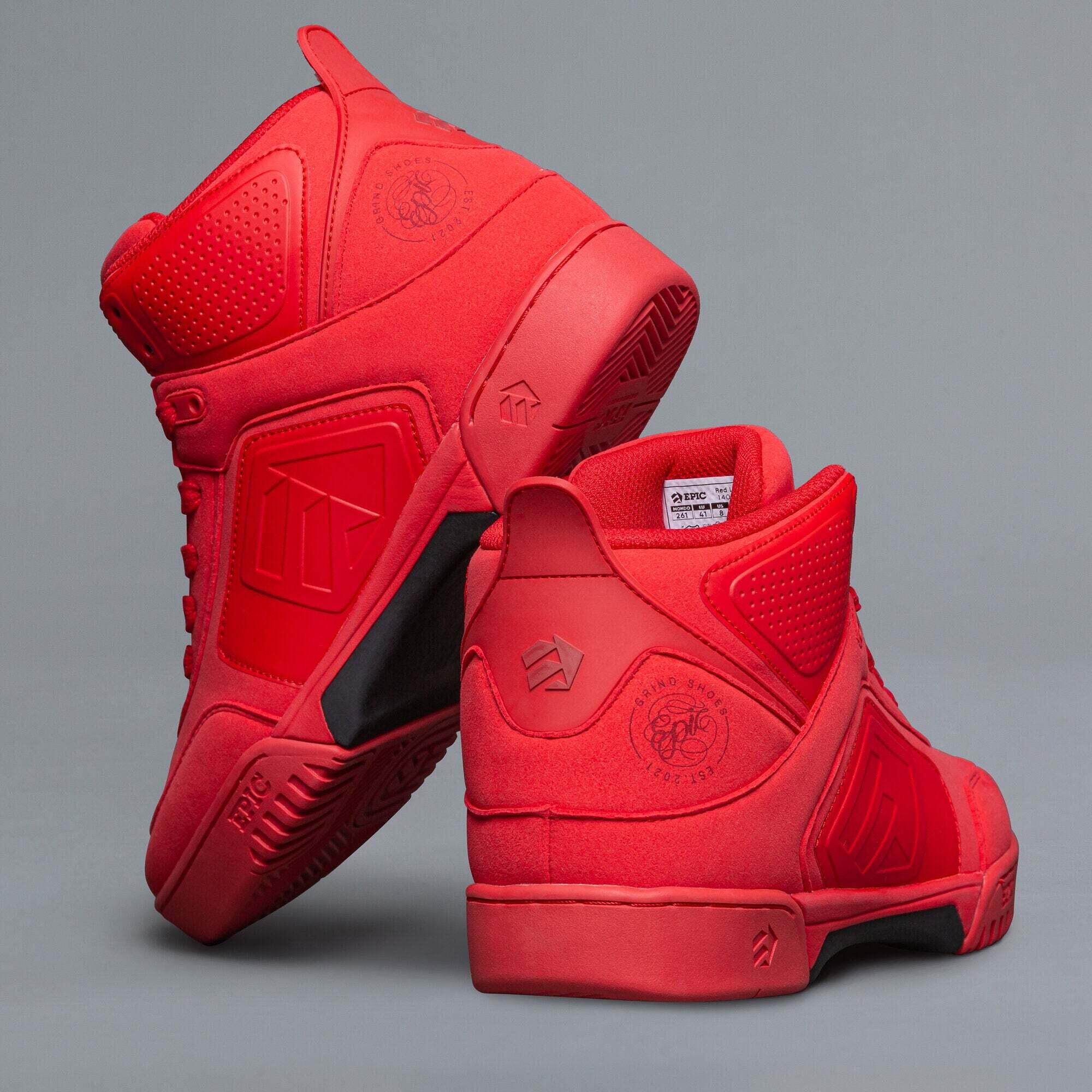 Skateboarding-Schuhe Epic Brands Red Lava 3/5