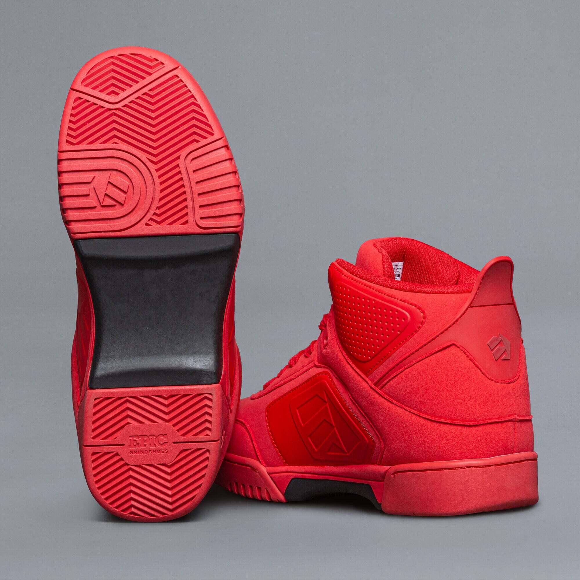 Skateboarding-Schuhe Epic Brands Red Lava 4/5