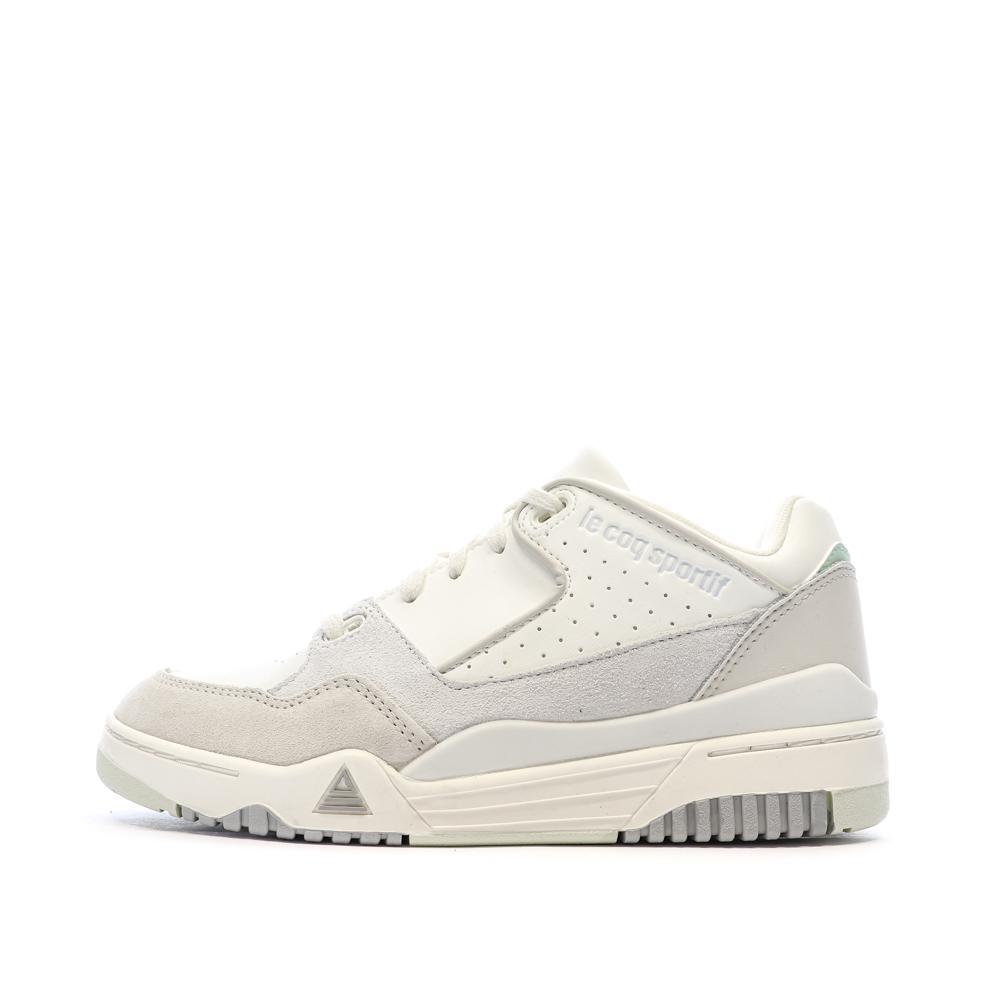 Le Coq Sportif - Baskets Beiges Femme Le Coq Sportif T1000 - Baskets - Beige - Decathlon