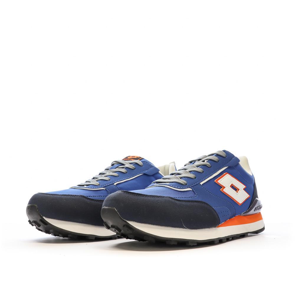 Baskets Bleu/Blanc/Orange Homme Lotto Twenty 5 6/7
