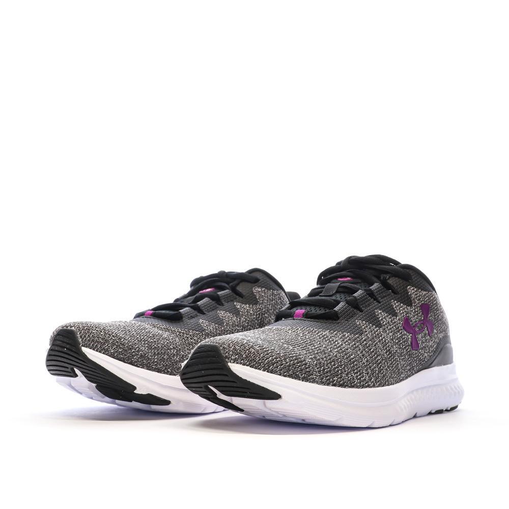 Under Armour Charged Hardloopschoenen Dames Grijs/Paars 7/7