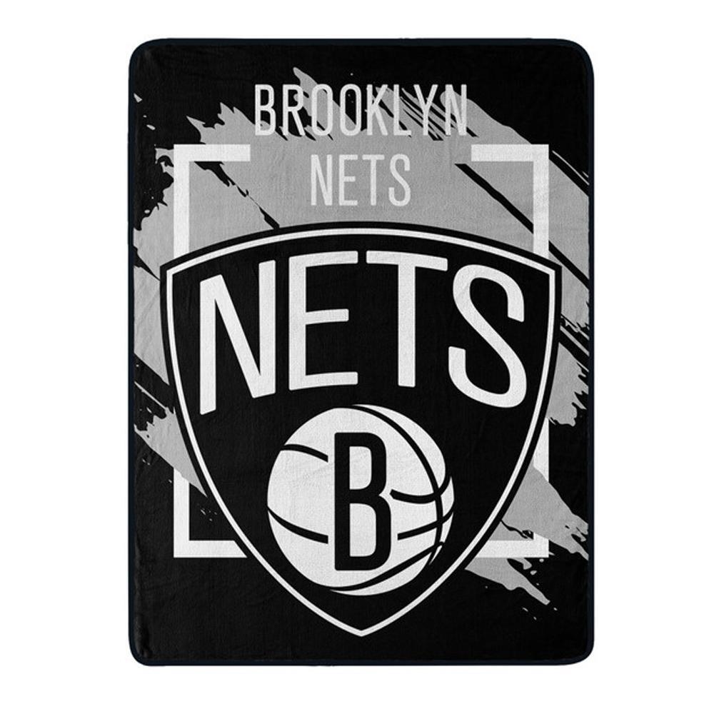 Men's Brooklyn Nets NBA Black Plaid Shirt