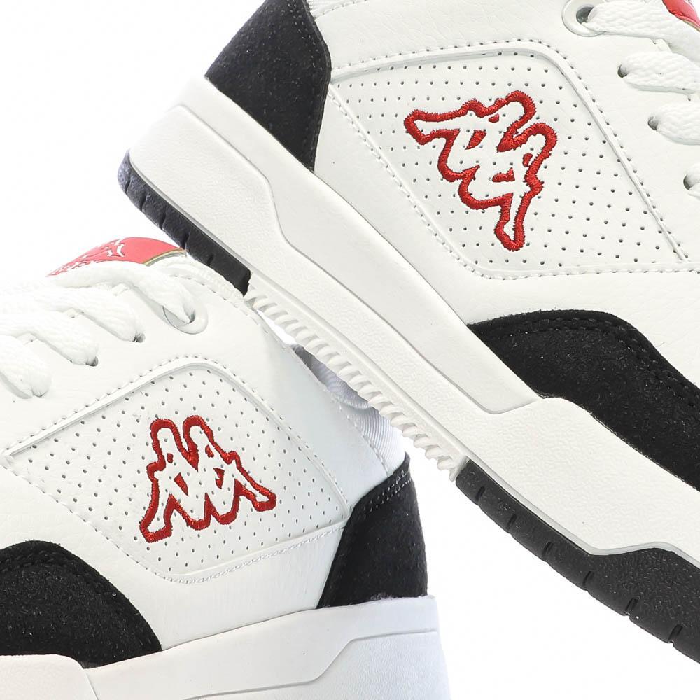 Baskets Blanches/Noires/Rouges Garçon Kappa Manis 7/7
