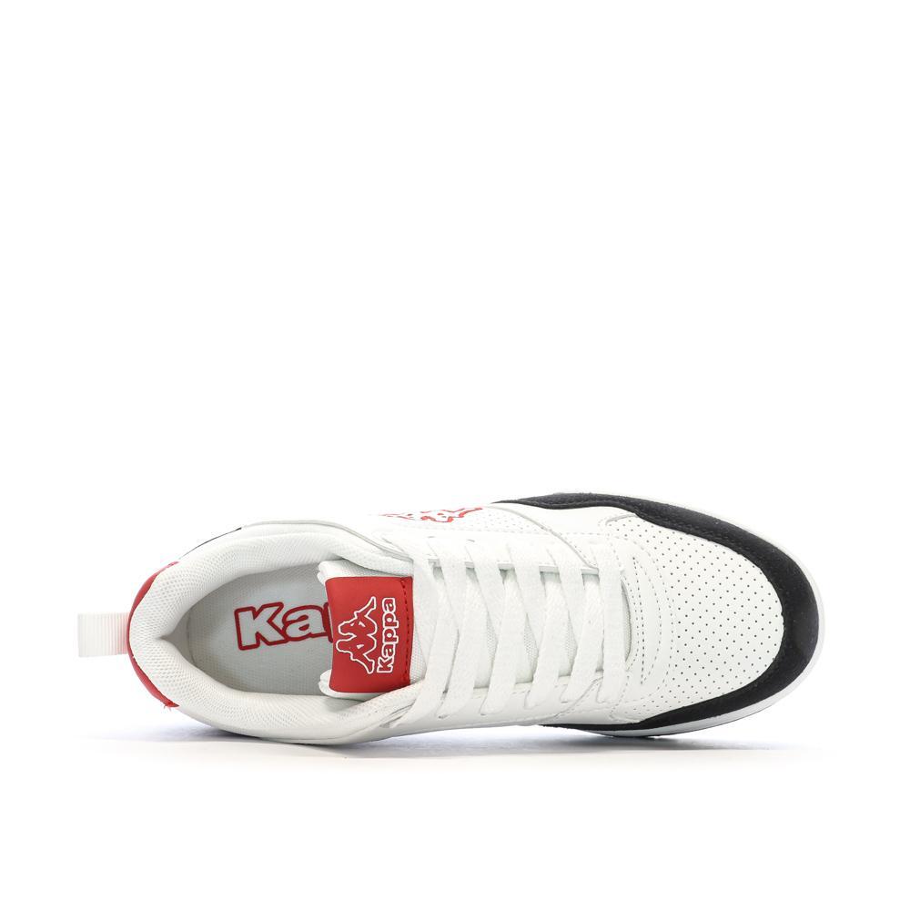 Baskets Blanches/Noires/Rouges Garçon Kappa Manis 4/7