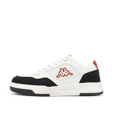 Scarpe da Ginnastica Kappa Manis per Ragazzo Bianche/Nere/Rosse