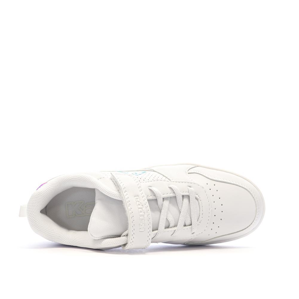 Zapatillas Kappa Falcon Blancas y Turquesas para Niño 4/7