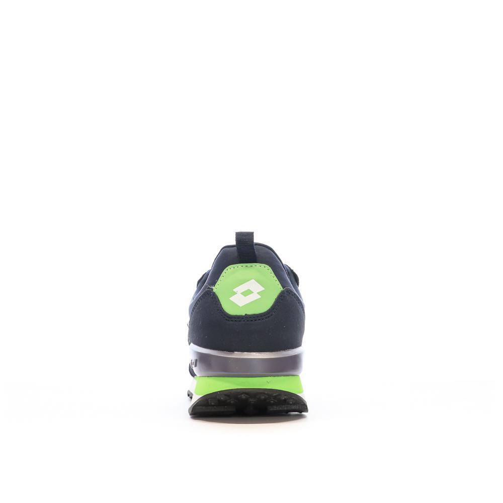 Baskets Marine/Vert Homme Lotto Twenty 5 3/7