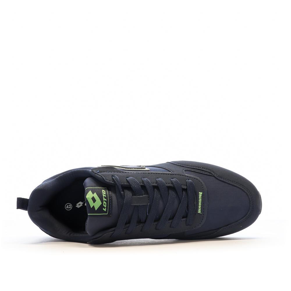 Baskets Marine/Vert Homme Lotto Twenty 5 4/7