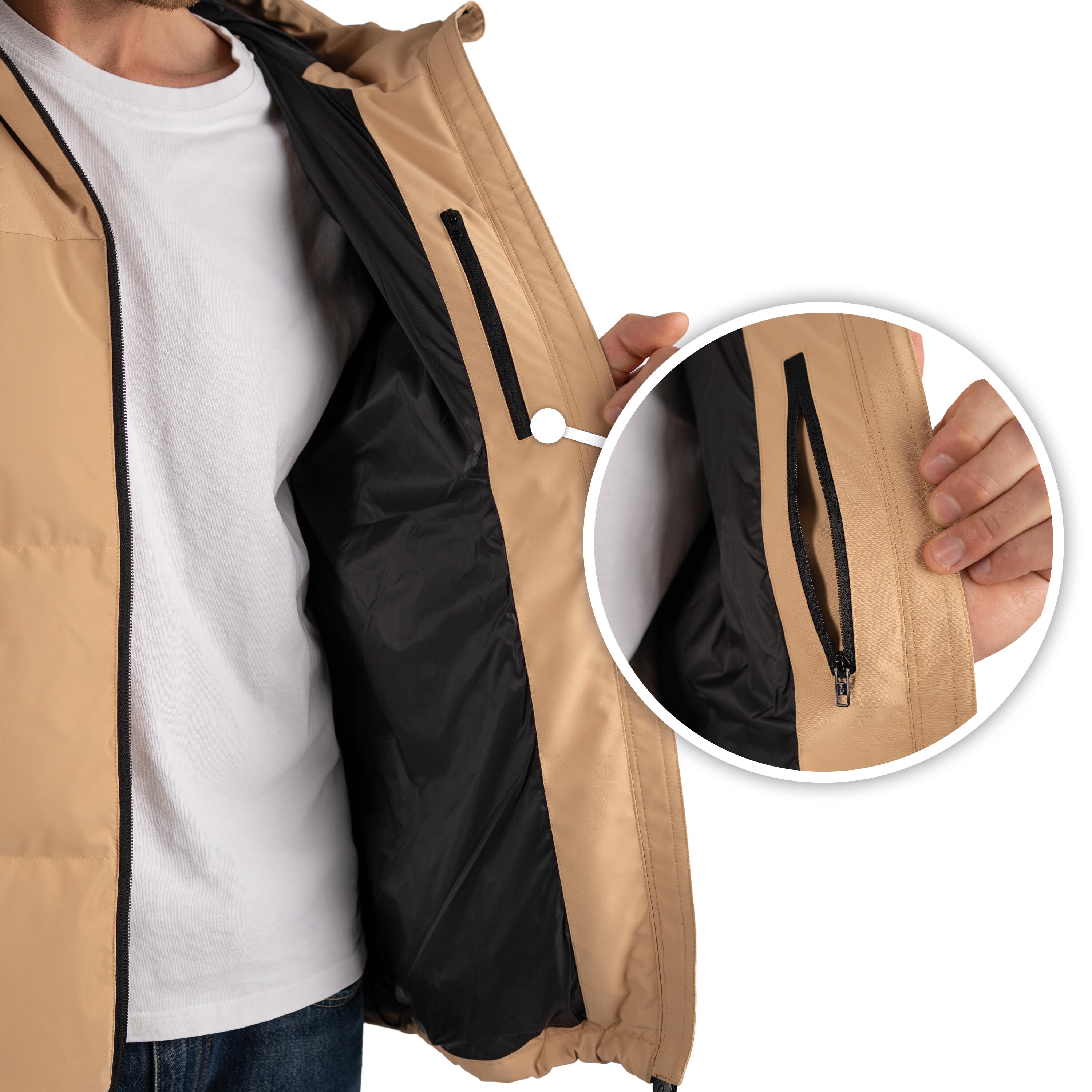 Doudoune d’Hiver Réfléchissante Homme Déperlante et Respirante 6/7