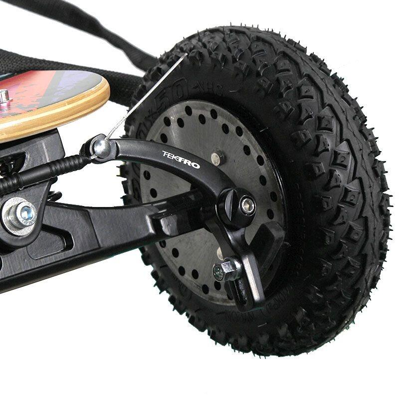 Mountainboard Howzit Pro Gravstorm Truck ze sprężynami i hamulcem 4/7