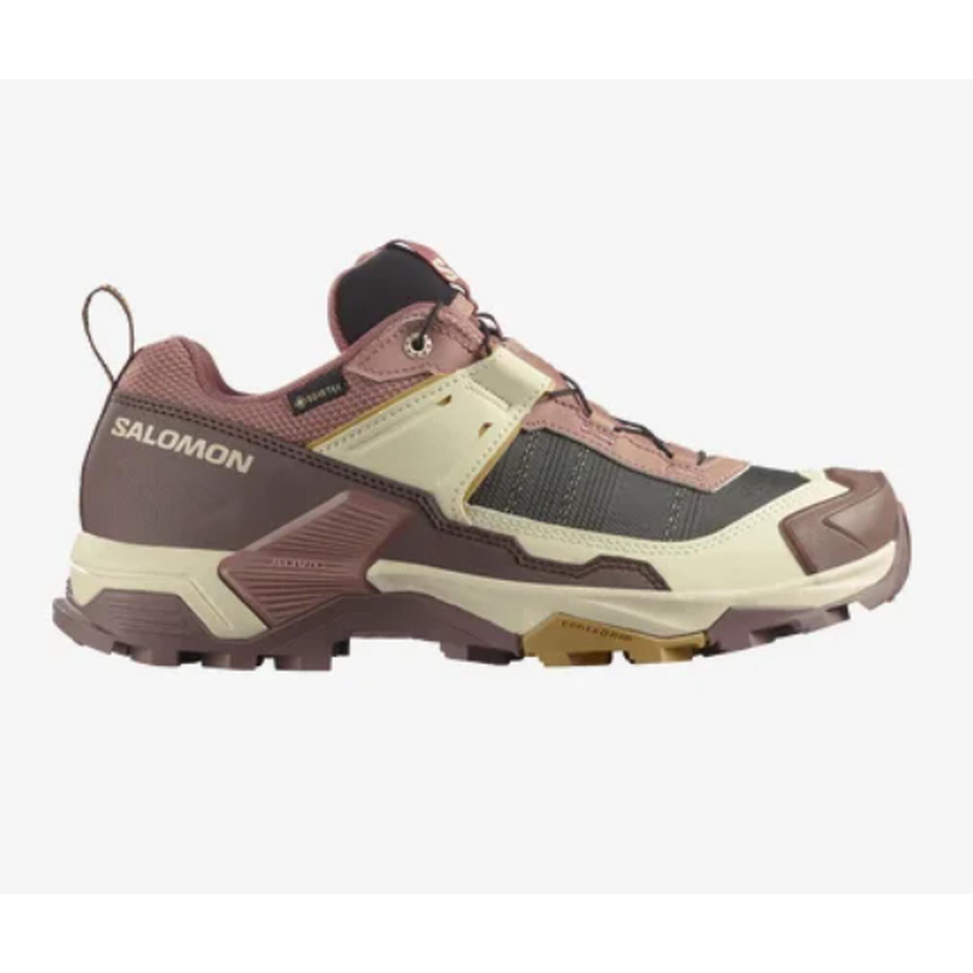 Salomon - Chaussure De Randonnée Femme Salomon "x Ultra 5 Gtx W" 37 1/3 Rose Pâle - Chaussures De Sport - Beige - Decathlon
