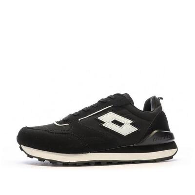 Lotto twenty 5 zwart/wit heren sneakers