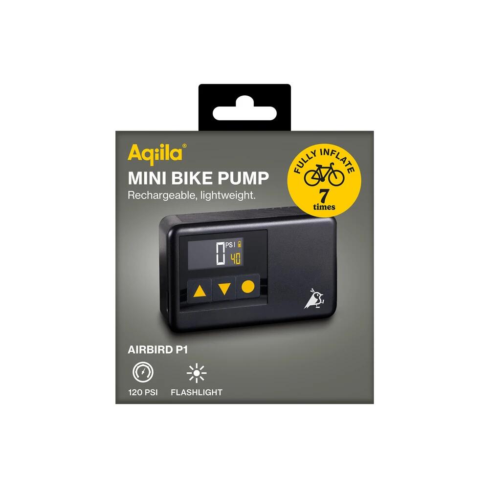 Mini pompe à air electrique vélo P1 avec lampe Led intégrée 6/6