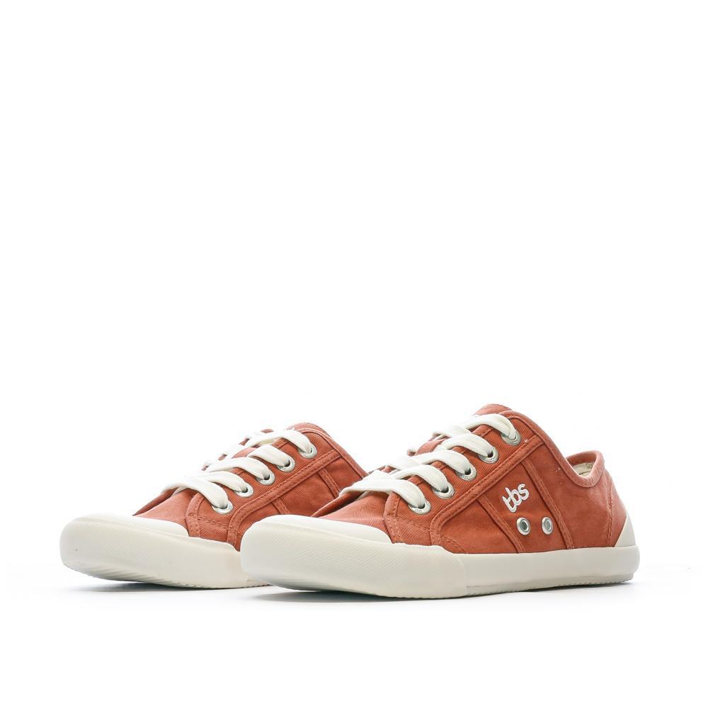 Zapatillas lona terracota mujer TBS Opiace 6/7