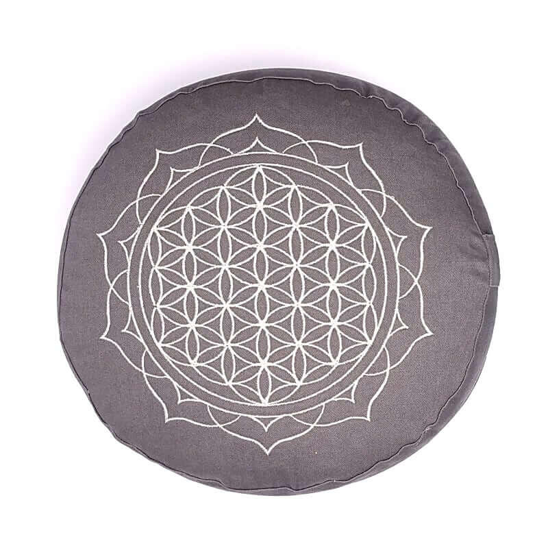 Poduszka do jogi i medytacji z bawełny organicznej - Mandala