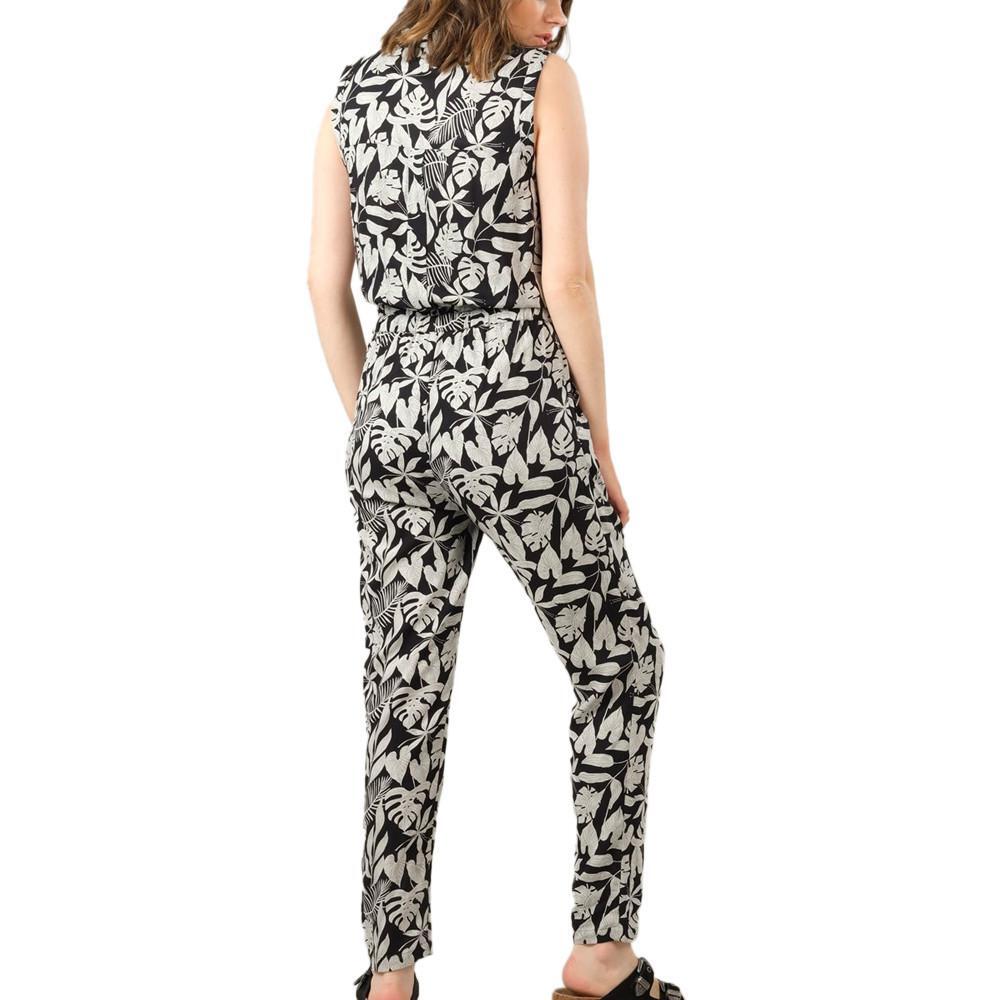 Deeluxe Nessita Zwarte Bloemen Jumpsuit voor Dames 2/2