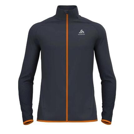Odlo Zeroweight Laufjacke für Herren, Grau/Orange
