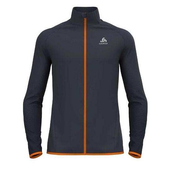 Odlo Zeroweight Laufjacke für Herren, Grau/Orange