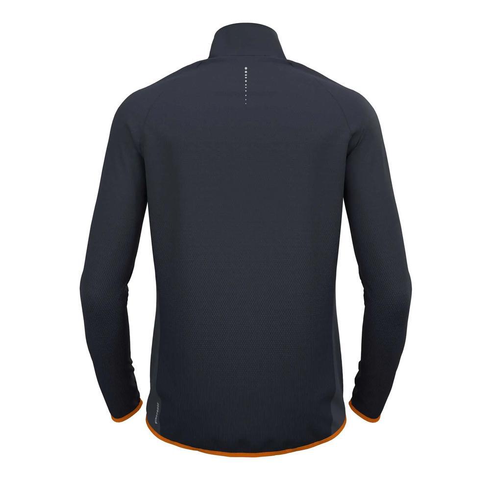 Giacca Running Uomo Odlo Zeroweight Grigio/Arancione 2/2