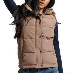 Doudoune sans manche Marron Femme Superdry Everest
