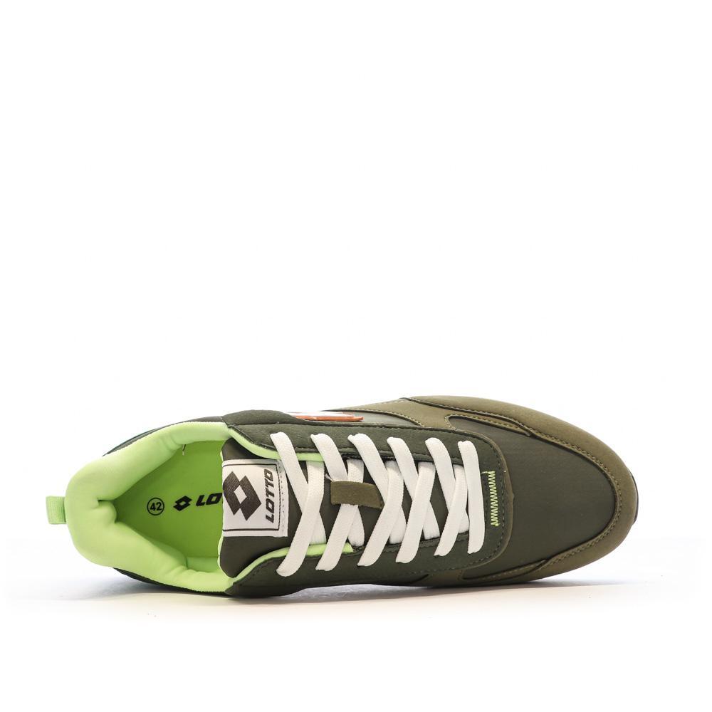 Zapatillas Lotto Twenty 5 Kaki/Blancas para Hombre 4/7