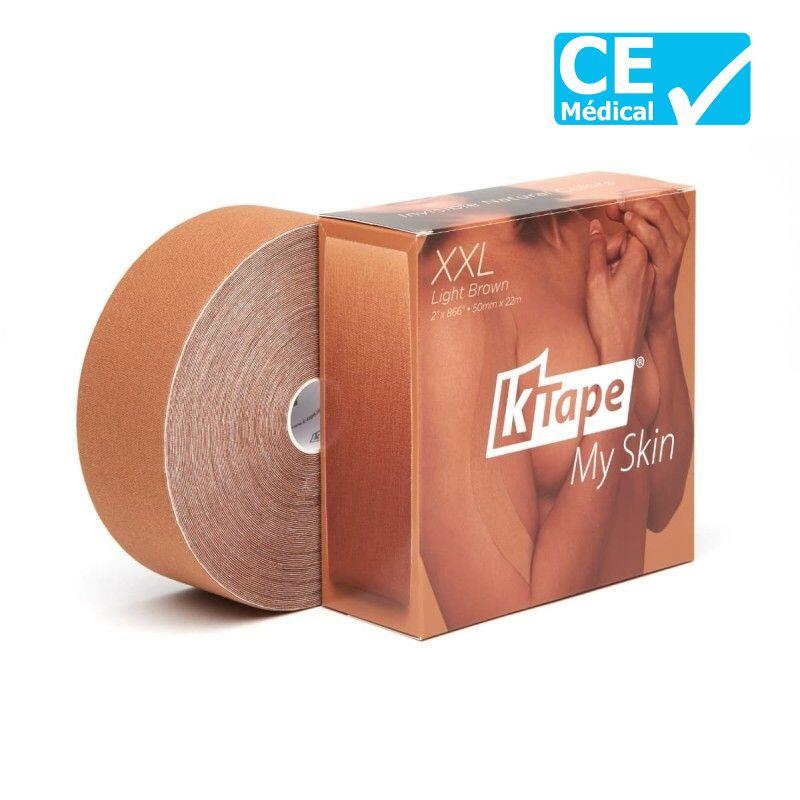K-tape - Bande Taping K-tape® 22 M - Bande De Kinésiologie - Marron|ocre - No Size - Decathlon
