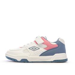 Baskets Blanches/Bleu/Rose Fille Umbro Travys