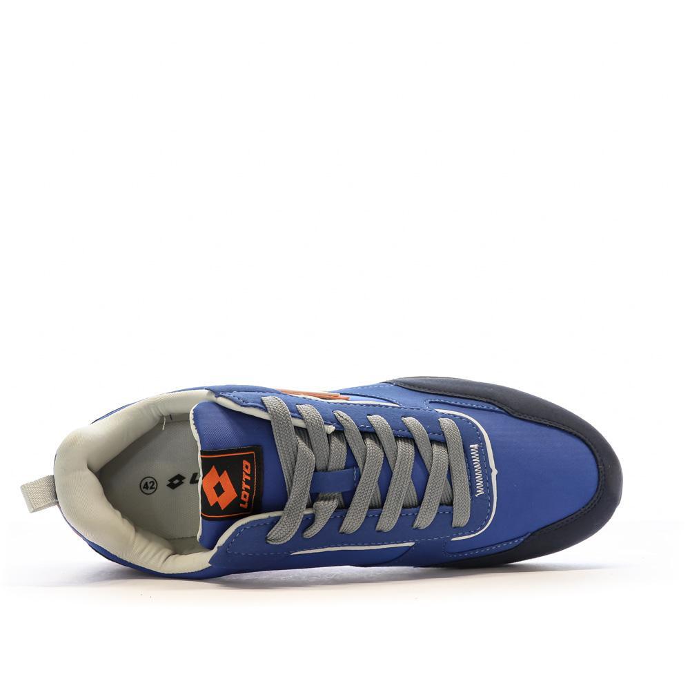 Baskets Bleu/Blanc/Orange Homme Lotto Twenty 5 4/7