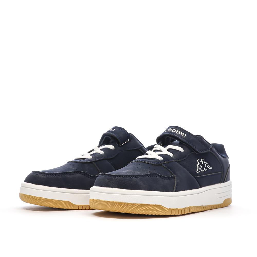 Baskets Marines/Blanches Garçon Kappa Falcon 6/7