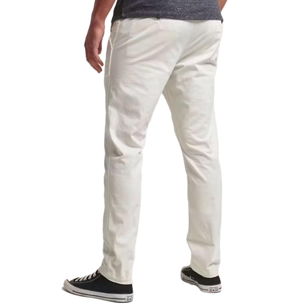 Pantalon Chino Blanc Homme Superdry Officers 2/3