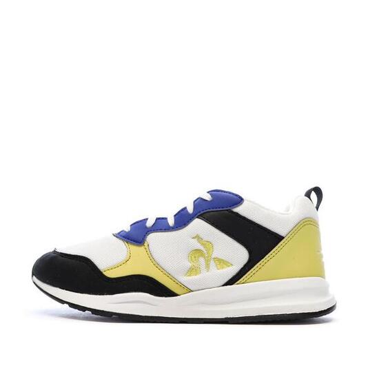Buty chłopięce Le Coq Sportif R500 biało-czarno-żółte