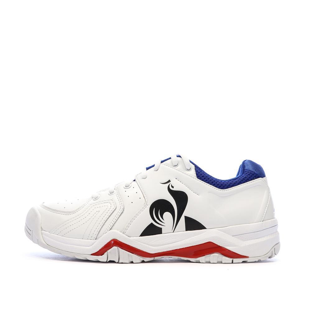 Men's Le Coq Sportif Gasquet White/Blue/Red Trainers