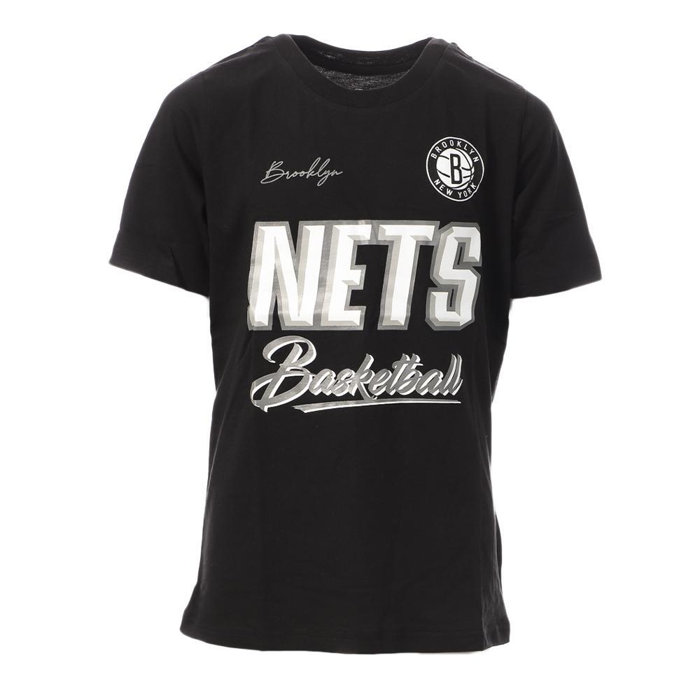 Boys' NBA Brooklyn Nets Track Marl Black T-Shirt