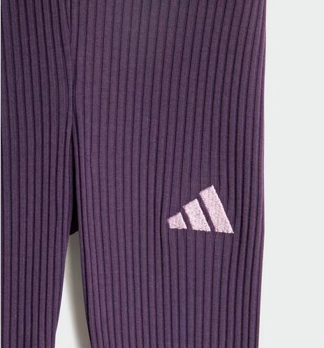 Tuta bambina adidas hooded fleece jogger - viola 7/7