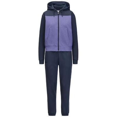 Tuta da donna in cotone rosso da sportivo