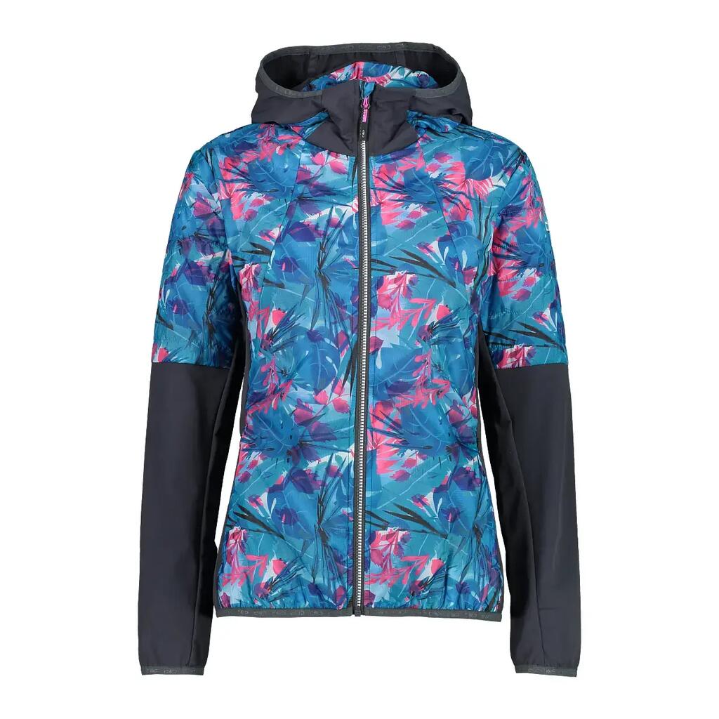 Women's hybrid hooded jacket CMP