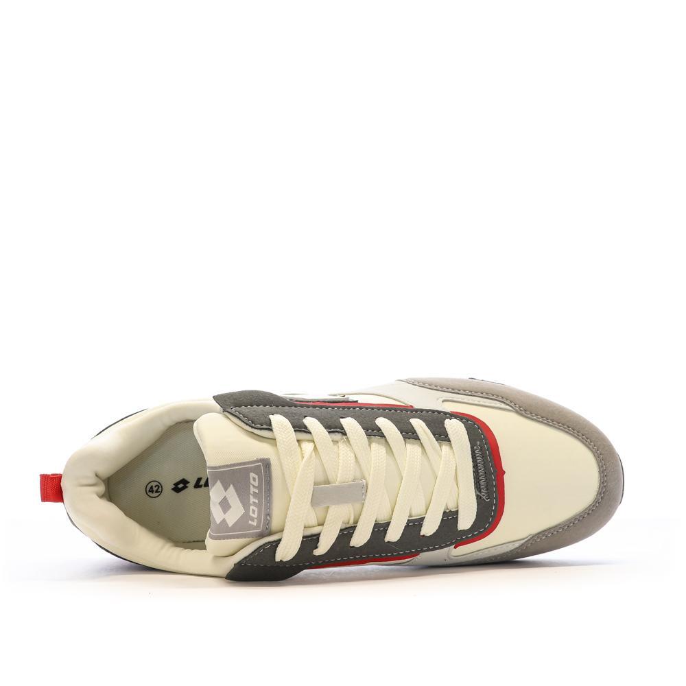 Zapatillas Lotto Twenty 5 Beige/Gris para Hombre 4/7