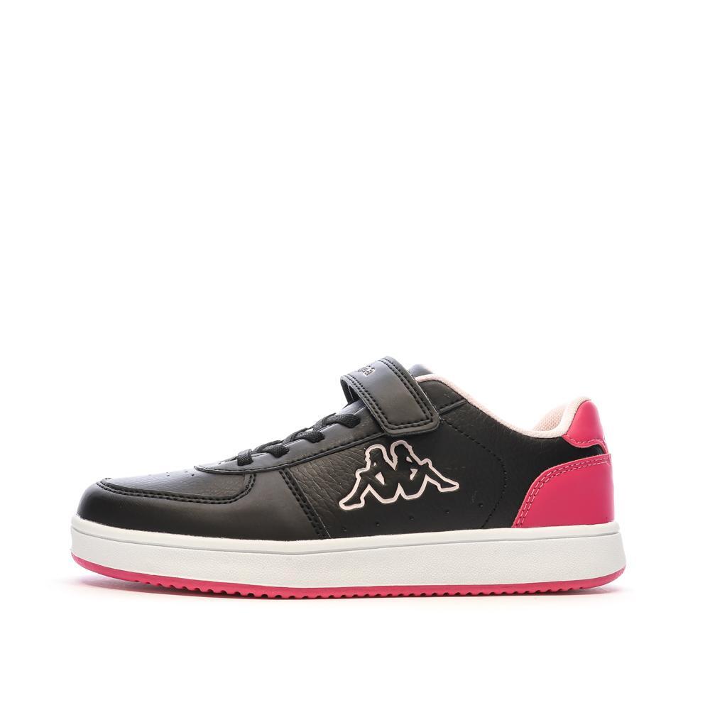 Girls' Kappa Malone Black/Pink Trainers